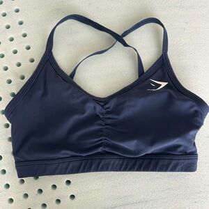 Women's Navy Gymshark Sports Bra